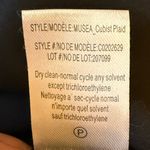 Theory  Silk Black White Musea Cubist Plaid Maxi Dress Size Medium Photo 9