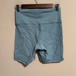 Aritzia TNA Biker Athletic shorts Hi-rise 7” Blue- Size Medium Photo 1