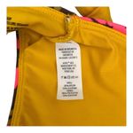 Aerie  NWT Scoop Bikini Top Tropical Floral Green Hot Pink Gold Removable Pads XS Photo 6