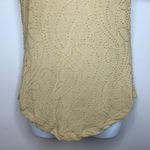 Max Mara  Tan Sheer Swirl Design‎ Short Sleeve Shirt Photo 5