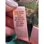 Y2K NYLON GREEN PAISLEY TOP SIZES SMALL Photo 7