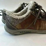 Merrell  Shoes Women’s Kamari Chill‎ Boots Size 5 Suede Faux Sherpa Hiking Trail Photo 4