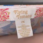 Flying Tomato  floral long sleeve plus size multicolor wrap dress size 2X wore 1x Photo 4