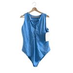 ANDIE Swim Sample The Oahu One Piece in Felicia Blue XXL NWT Photo 4