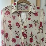 ZARA  Floral Button Up Photo 8