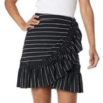 Anthropologie New  New Moon River Wrap Around Pin Striped Skirt - Size Large Photo 0