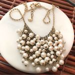 J.Crew  Cluster Pearl Necklace Photo 3