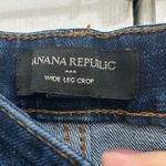 Banana Republic  Wide Leg High Rise Crop Dark Rinse Jeans in Size 32 / 14 Tall Photo 3