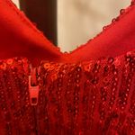 NWOT PREMIER AMOUR RED FULL SEQUIN DRESS SIZE 14 Photo 6
