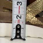 Seychelles  Platform Slingback SANDALS Metallic Gold Snake Print Women’s 7 Photo 9