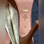 Cole Haan  Women's Mariela Air Open Toe Pump Soft Gold Metallic Size 9 B Photo 9