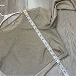 Reformation Metallic Top jupiter cropped tie womens Beige (small) Photo 4