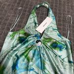 Urban Outfitters  O-Ring Halter Top NWT Size S - Blue Photo 5