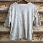 Daytrip  multicolor speckled cream space dye crochet trim top M Photo 6