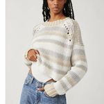 Free People NWT Devon Sweater In Gravity Combo Photo 8