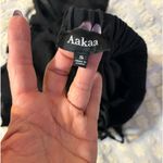 Aakaa Black Flowy Gauzy Skirt from  Size Small Photo 2