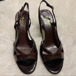 Franco Sarto  Dallas High Heel Shoes Strappy Sling Back Open Toe Size 8.5 Photo 0