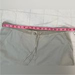 J.Jill NWT  Petal Soft 100% Cotton Light Grey/Tan Cargo Style Pants Gorpcore - 12 Photo 10