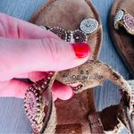 Bed Stu  Roan Beaded Leather Sandals shoes with Pink and Cream Accents Photo 3