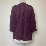 Boden starry night tie front blouse star print Size 6 Photo 2