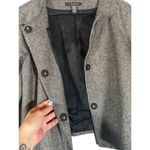 Laundry by Shelli Segal Laundry Shelli Segal Gray Wool Blend Long Sleeve Button Front Blazer Women Sz 8 Photo 6