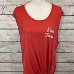 Disney /JUNK FOOD Tank Top Tie Bottom "Good Times" Red-XXL Photo 0
