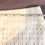 Ann Taylor White Eyelet Pencil Skirt Photo 8