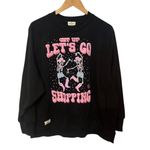 Simply Southern  LET'S GO SHOPPING LONG SLEEVE CREW SWEATSHIRT XL Photo 2