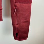 super.natural Women's Size Small Mountain Zip Merino Jacket Pomegranate Red Photo 4