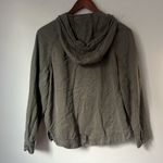 American Eagle Outfitters Zip Up Button Hooded Anorak Jacket Green Size XS ♣️ Photo 4