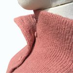 Heartloom  Irene Cowl Neck Button Sweater Pink Rose Medium Photo 6