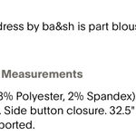 Ba&sh  Satin Holiday Cocktail Formal Dress  Photo 2