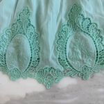 Tobi Skater Style Mini Skirt W/ Lace Detail Hem • Sz M Photo 4