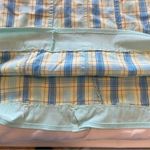 Blue Yellow Plaid Skirt Overall Jumper 80s Vintage Size Medium Photo 9