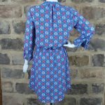 Daniel Rainn Blue Dress Woman's Size Small Lightweight Lined Pattern Photo 6