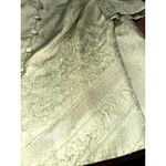 Papell Petites Vintage 90s 8P Sage Green Silk Beaded Skirt Suit Mother Bride Photo 14