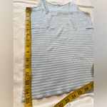 Polkadot baby‎ blue and white striped tank top size medium Photo 4
