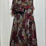 MM Couture  by Miss Me Y2K Halter Stretch Asymmetrical Ruffle Midi Women’s Dress Photo 0