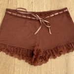 White Fox Boutique White Fox Booty Shorts Wasnt Meant To Be Size XS Brown Photo 0