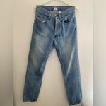 Moschino Italy vintage y2k 90 Light denim Blue high rise Straight Leg Jeans 29 Photo 1