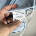 Cynthia & Sahar Gown Large Off Shoulder Corset Satin Dress Mermaid Baby Blue Photo 5