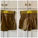 Free People FP Movement The Way Home Athletic Short, Olive Army Green sz. M Brown Size M Photo 4