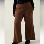 Athleta NWT Venice Pants Flare Leg Brown High Rise Stretch Women's 3XL x 31.5 Photo 11