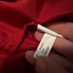 J.Crew Red Lace Ruffle Neck Sleeveless Keyhole Blouse Size XS Photo 5