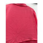 Joan Rivers  Button Front Blouse Size Large Pink Long Sleeve Workwear Top Photo 5