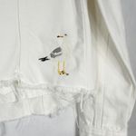 BLANK NYC Taylor Swift 1989 Embroidered Jean Jacket White Denim Size Small 1348 Photo 15