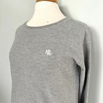 Ralph Lauren Lauren Light Gray Sweatshirt Dress Photo 4