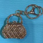 Source Unknown Elegant Black and Gold Keychain Bag Charm Photo 3