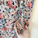 Veronica Beard Dakota Ruched Floral Print Silk Dress Size 4 Photo 7