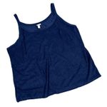 Ava & Viv  Women's Plus Size Dark Blue Loop Terry Tank Top - Size 4X - NWT Photo 0
